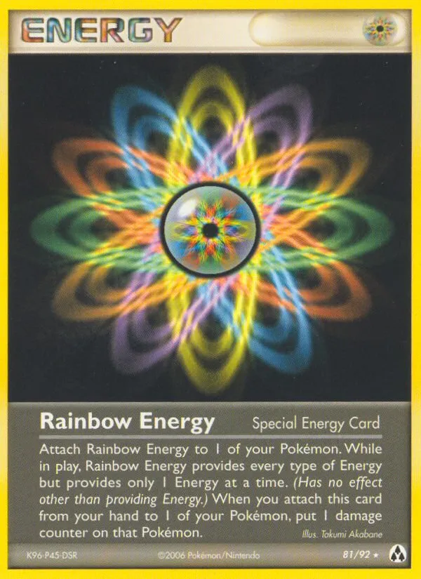 Rainbow Energy #81, Legend Maker Reverse Foil