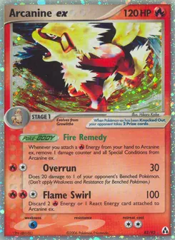 Arcanine ex #83, Standard