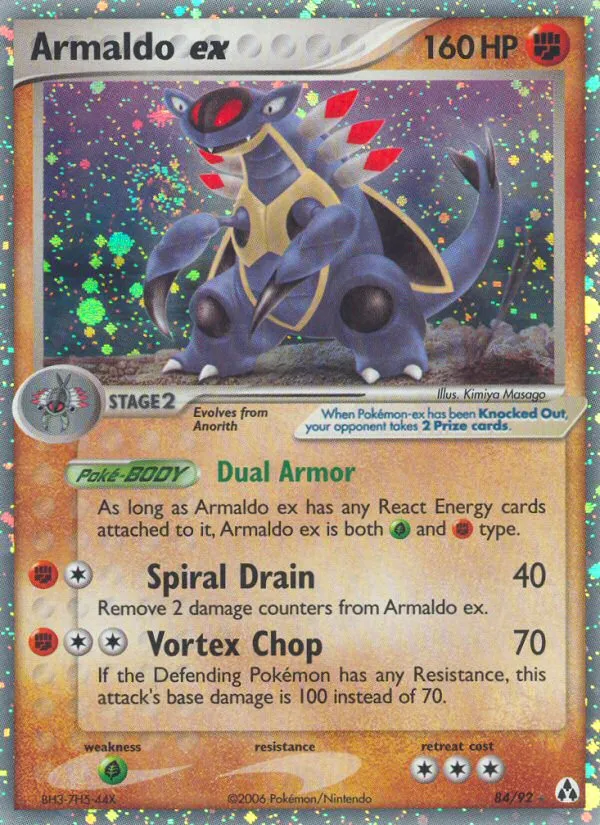 Armaldo ex #84, Legend Maker