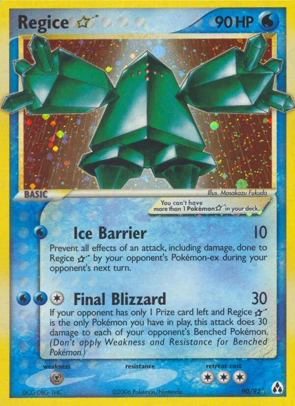 Regice ★ #90, Legend Maker Gold Star