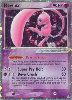 Mew ex #100, Standard