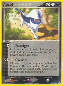 Absol #18, Reverse Foil