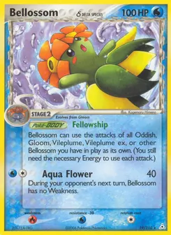 Bellossom δ #19, Reverse Foil