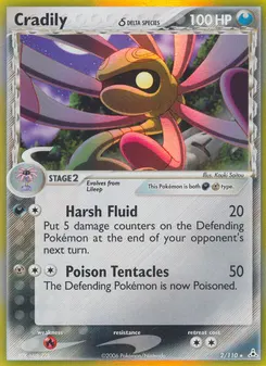 Cradily δ #2, Reverse Foil
