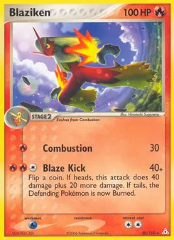 Blaziken #20, Reverse Foil