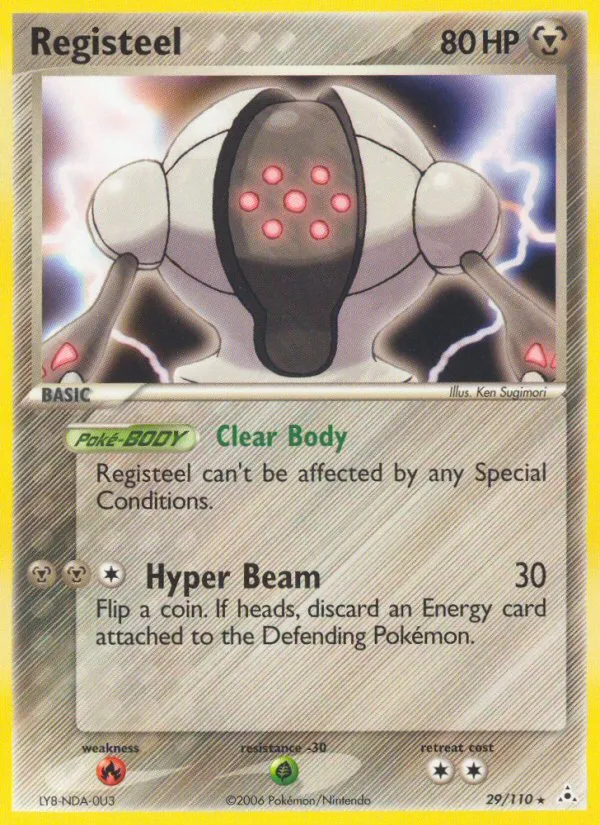 Registeel #29, Holon Phantoms Reverse Foil