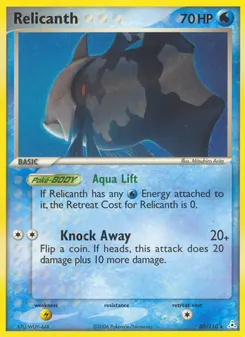 Relicanth #30, Reverse Foil