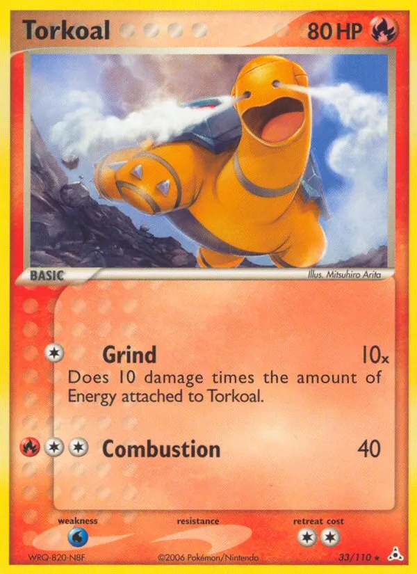 Torkoal #33, Holon Phantoms Reverse Foil