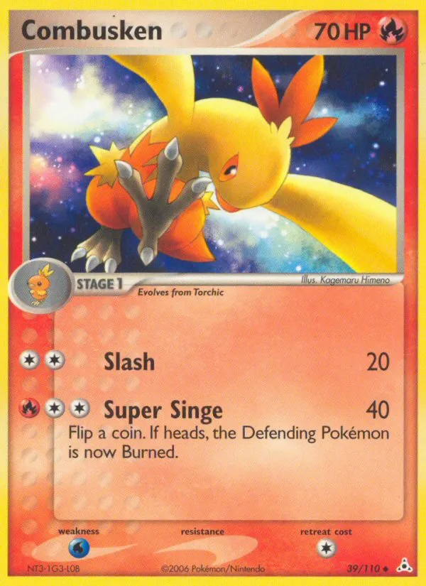 Combusken #39, Holon Phantoms Reverse Foil