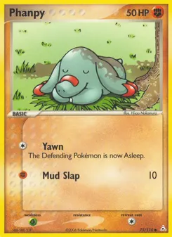 Phanpy #75, Reverse Foil