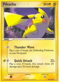Pikachu #78, Reverse Foil