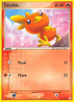Torchic #83, Reverse Foil