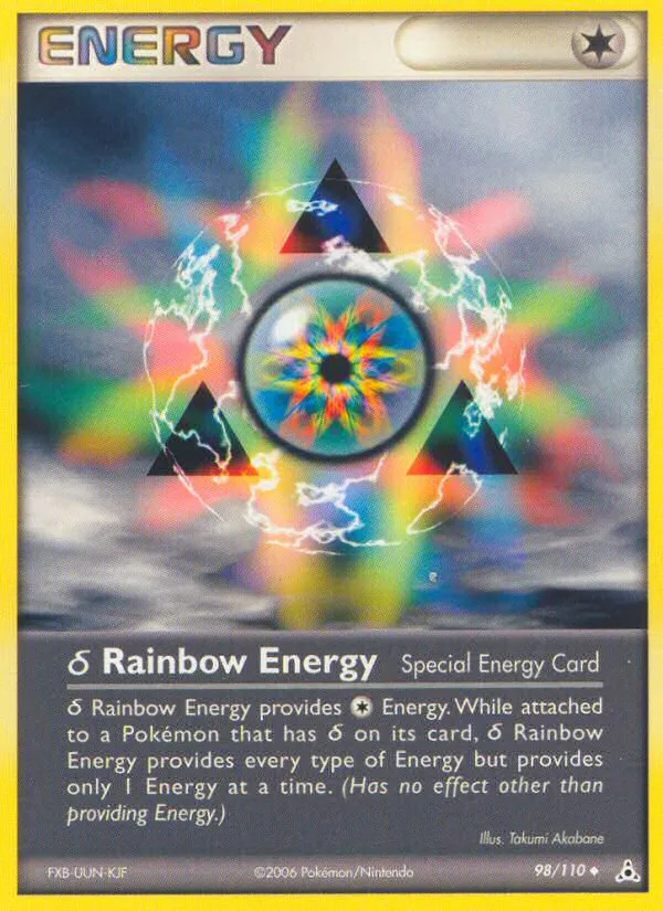δ Rainbow Energy #98, Holon Phantoms Reverse Foil