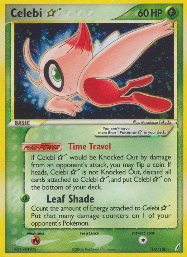 Celebi ★ #100, Crystal Guardians Gold Star