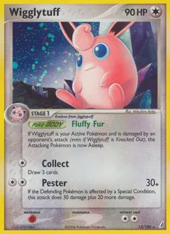 Wigglytuff #13, Reverse Foil