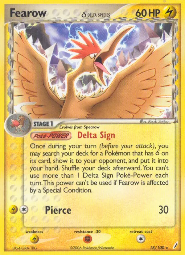 Fearow δ #18, Crystal Guardians