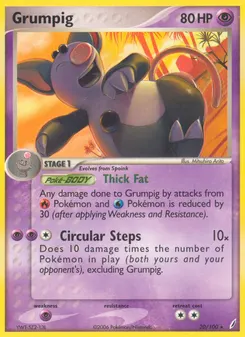 Grumpig #20, Reverse Foil