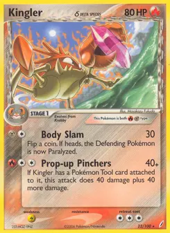 Kingler δ #22, Reverse Foil