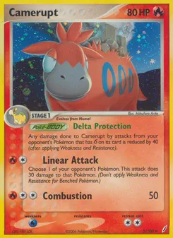 Camerupt #3, Reverse Foil