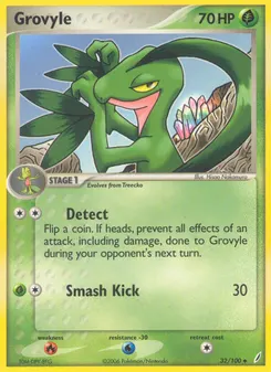 Grovyle #32, Reverse Foil