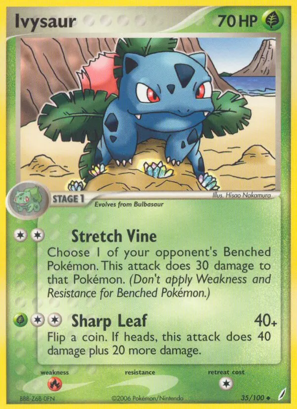 Ivysaur #35, Crystal Guardians Prerelease