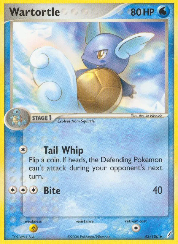 Wartortle #43, Crystal Guardians