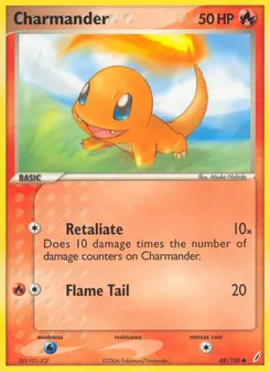 Charmander #48, Reverse Foil
