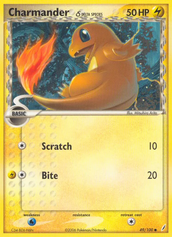 Charmander δ #49, Crystal Guardians