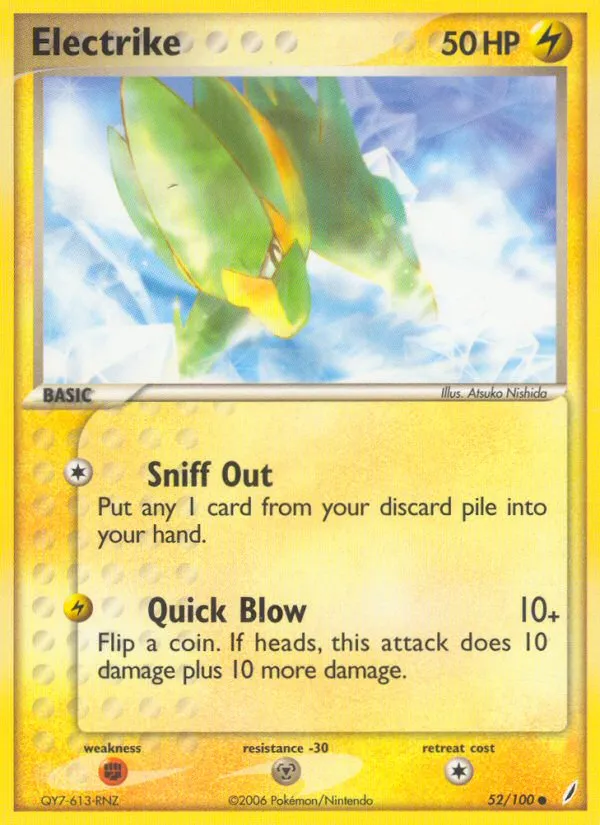 Electrike #52, Crystal Guardians Reverse Foil