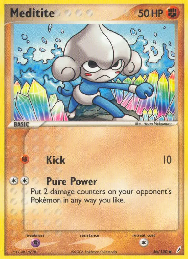 Meditite #56, Crystal Guardians Reverse Foil