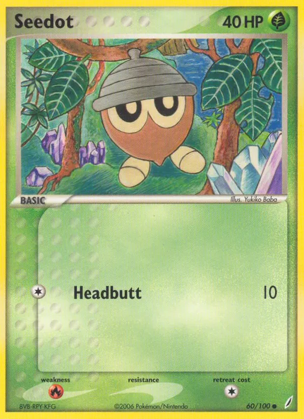 Seedot #60, Crystal Guardians Reverse Foil