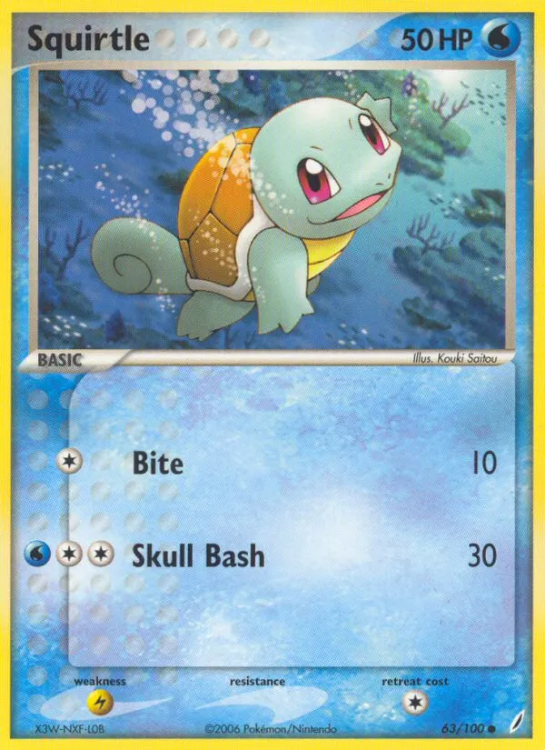 Squirtle #63, Crystal Guardians