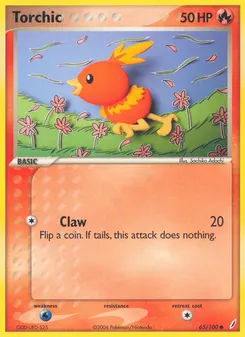 Torchic #65, Reverse Foil