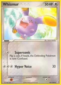 Whismur #69, Reverse Foil