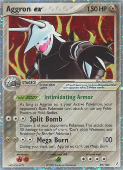 Aggron ex #89, Standard