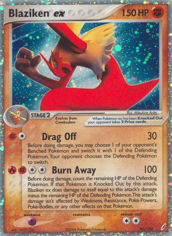Blaziken ex #90, Crystal Guardians