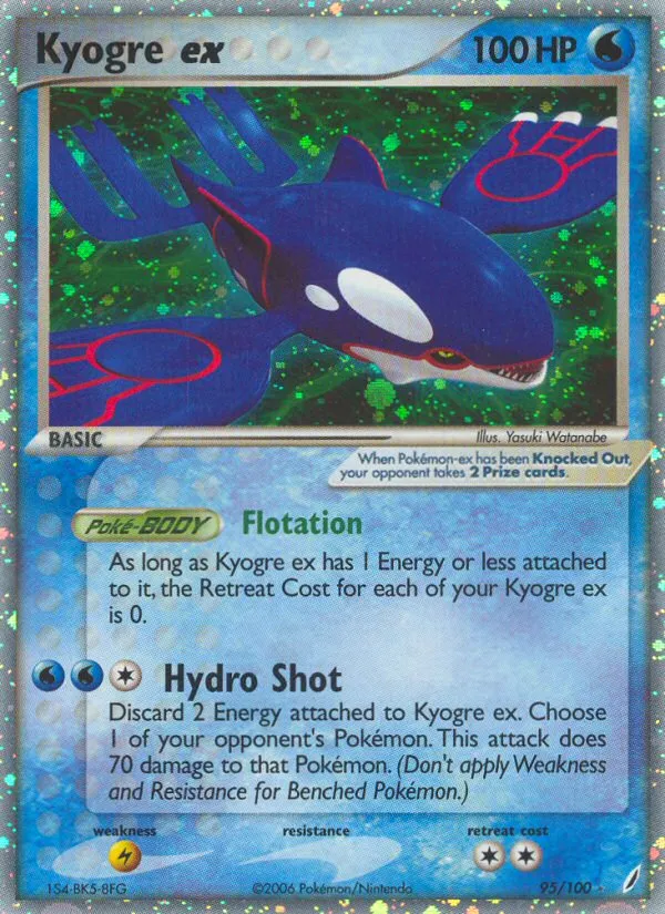 Kyogre ex #95, Crystal Guardians