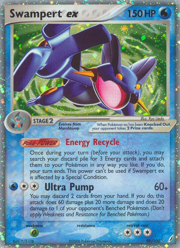 Swampert ex #98, Crystal Guardians