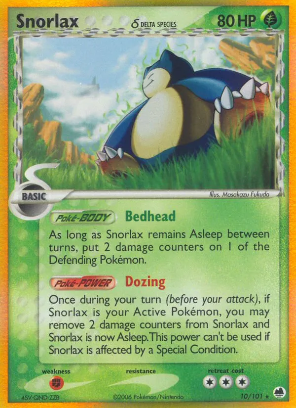 Snorlax δ #10, Dragon Frontiers