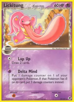 Lickitung δ #19, Reverse Foil