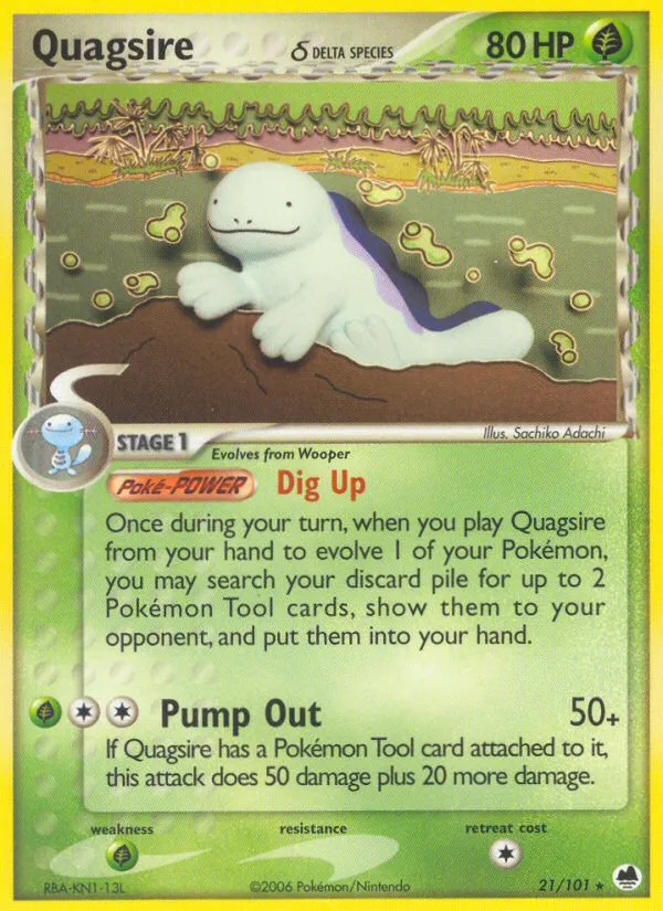 Quagsire δ #21, Dragon Frontiers