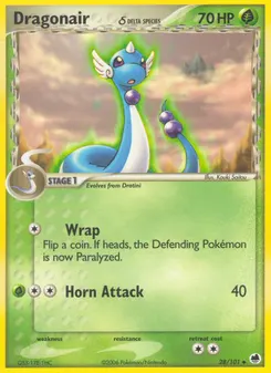 Dragonair δ #28, Prerelease