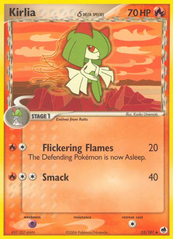 Kirlia δ #33, Dragon Frontiers