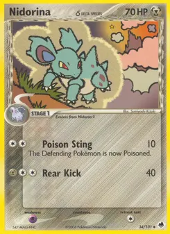 Nidorina δ #34, Reverse Foil