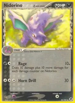 Nidorino δ #35, Reverse Foil