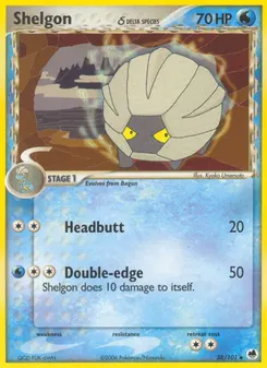 Shelgon δ #38, Reverse Foil