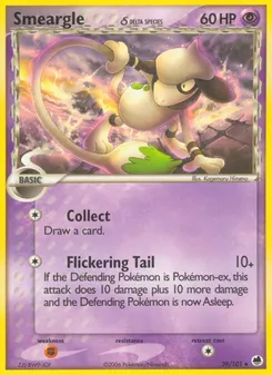 Smeargle δ #39, Reverse Foil