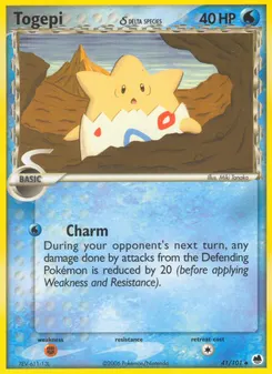 Togepi δ #41, Reverse Foil