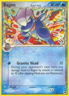 Bagon δ #43, Reverse Foil