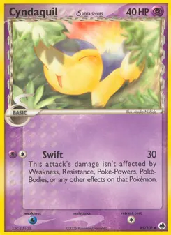 Cyndaquil δ #45, Reverse Foil